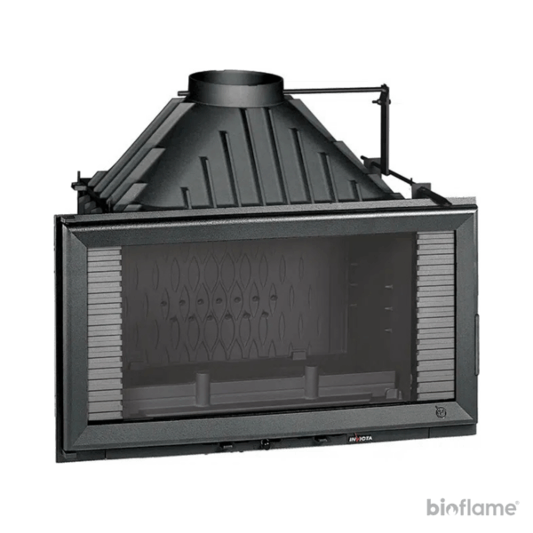 Recuperador de Calor a Lenha em Ferro Fundido - Invicta 840 Horizontal com Registo