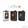 Certificações Ecodesign e Flamme Verte 7 Estrelas da Salamandra a Pellets Biobronpi Nina Canto