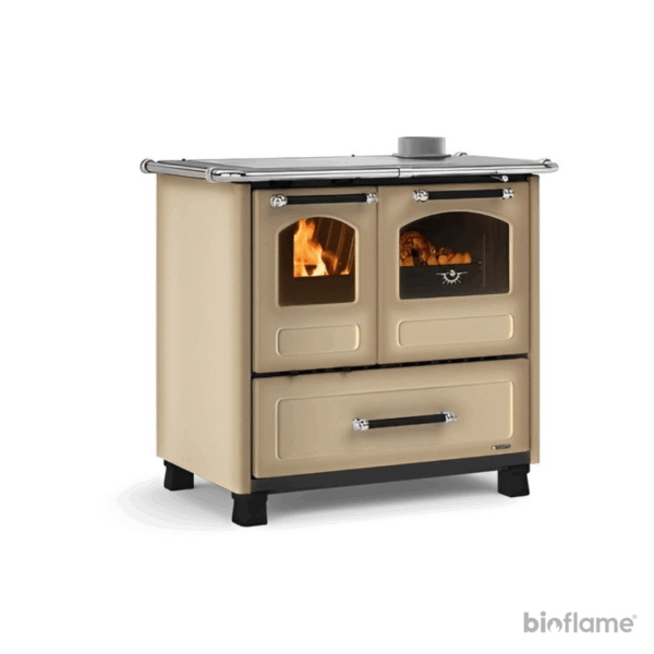 Fogão a lenha Nordica Extraflame Family 4,5 em Cappuccino