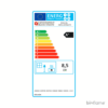 Eficiência energética A+ do Fogão a Lenha em Ferro Fundido - Nordica Extraflame Rosa XXL, garantindo um consumo reduzido.