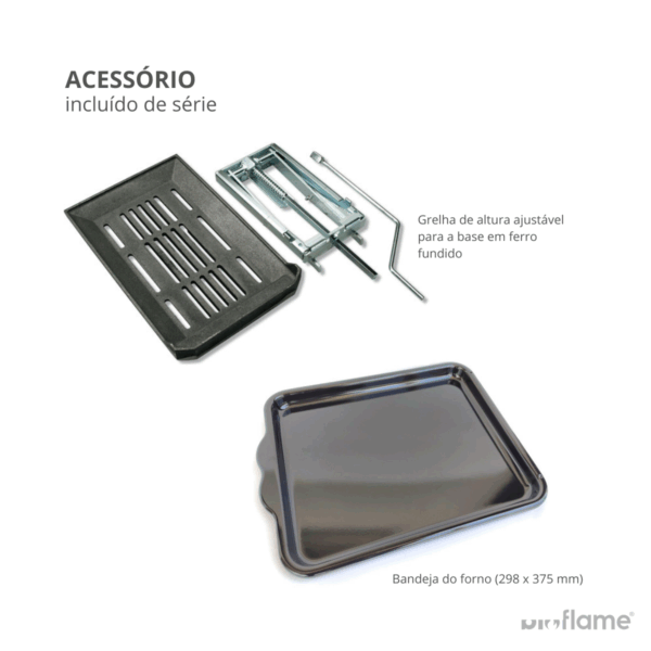 Acessórios incluídos de série do Fogão a Lenha para Aquecimento Central - Nordica Extraflame Termorosa Dsa.