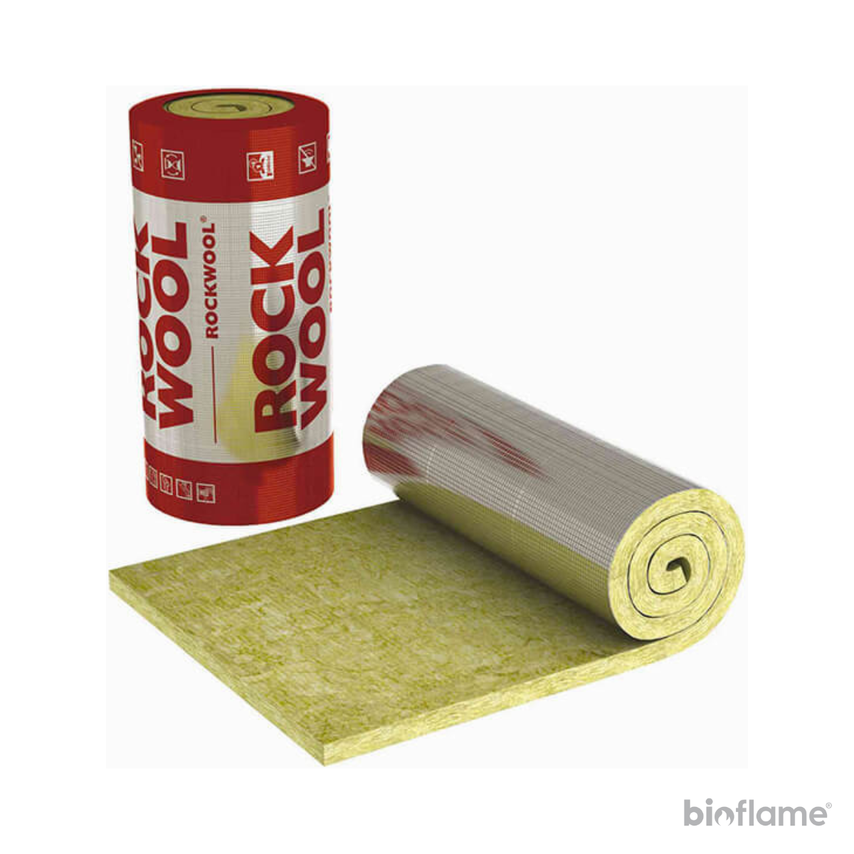 Manta de Lã de Rocha Revestida a Alumínio - Tria Manta 128 Rockwool