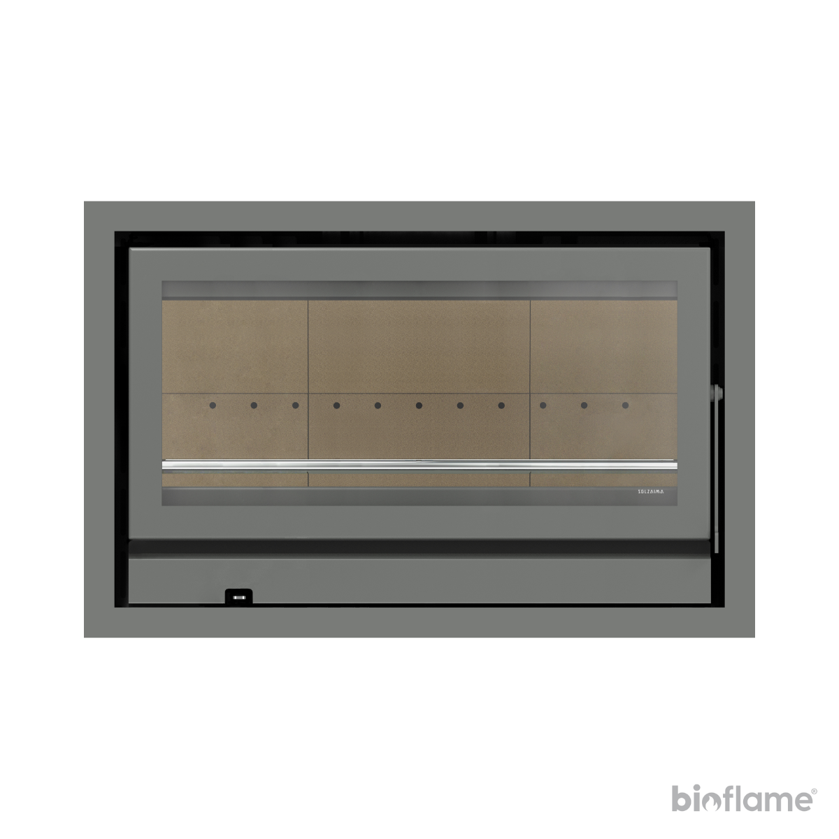 Recuperador de Calor a Lenha Canalizável e com Ventilação – Rialto Eco 90 Moldura 4 lados de 4,4cm