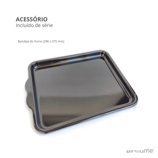 Bandeja incluída de série da Salamandra a Lenha com Forno - Nordica Extraflame Rossella Plus Forno