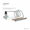 Válvula automática de descarga térmica opcional para a Salamandra a Lenha para Aquecimento Central em Ferro Fundido - Nordica Extraflame Termoisotta Dsa.