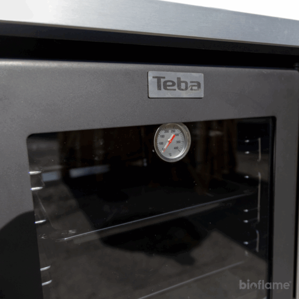 Termóstato do forno do Fogão a Lenha e Carvão para Aquecimento Central - Teba Therm T-22 Plus para controlo de temperatura.