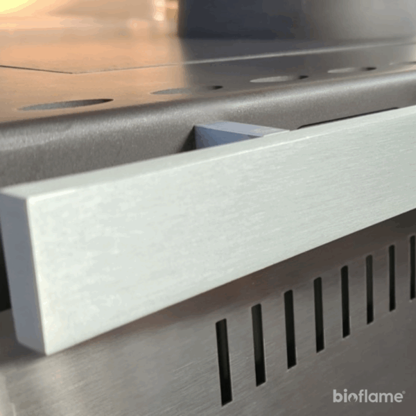 Controlo de ar do Fogão a Lenha e Carvão para Aquecimento Central - Teba Therm T-22 Plus para melhor combustão.