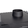 Saída de fumos superior direita do Fogão a Lenha e Carvão para Aquecimento Central - Teba Therm T-22 Plus.