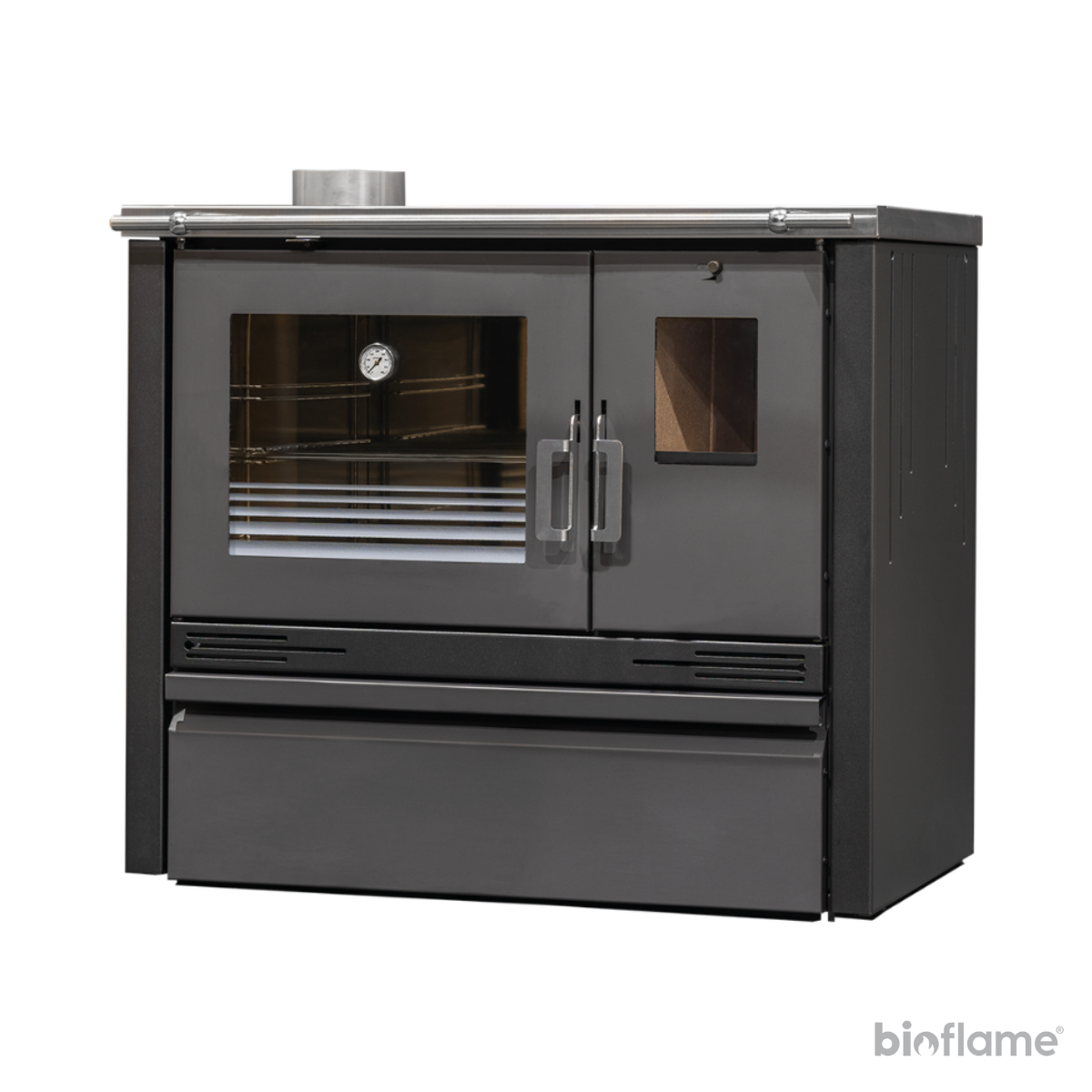 Fogão a Lenha - Metlor ME16 Black PV