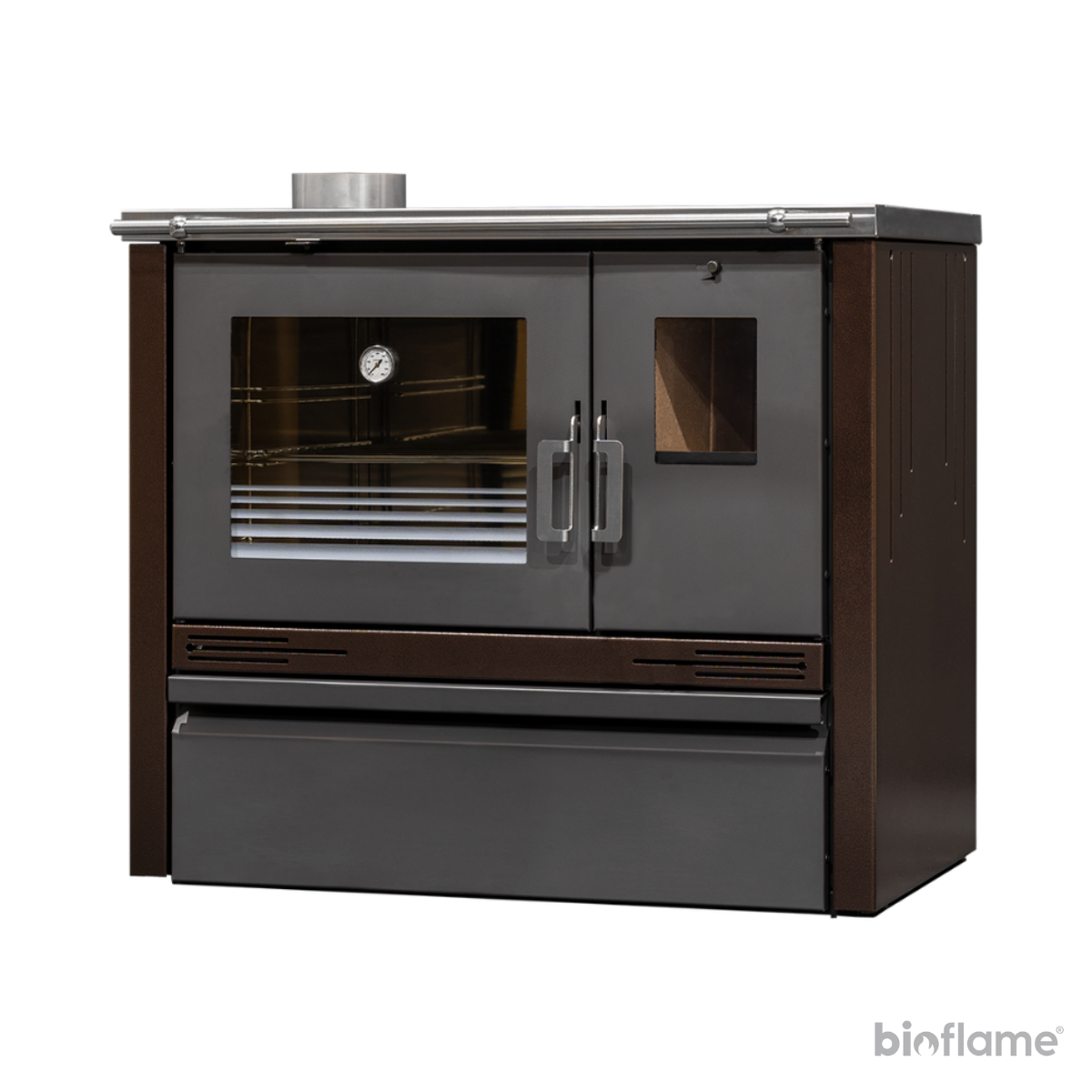 Fogão a Lenha - Metlor ME16 Bronze PV