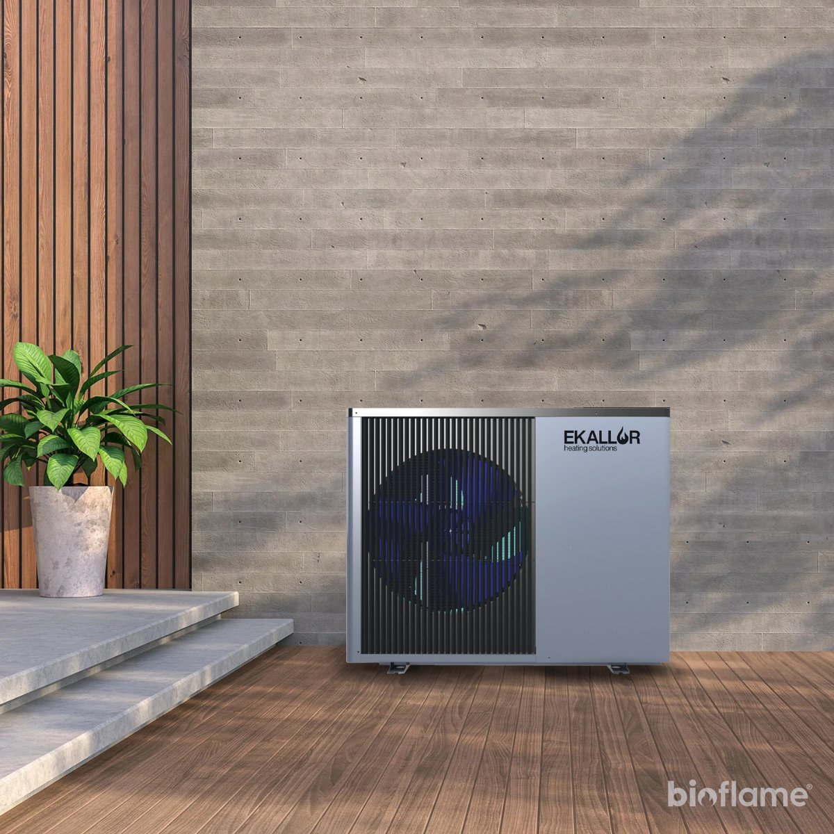 Bomba Calor para Aquecimento Central - Ekallor Monobloco Inverter R290