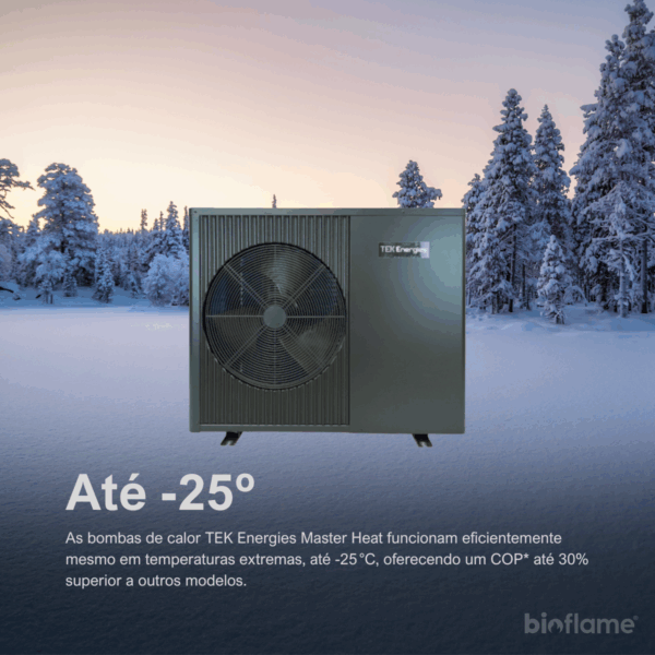 Bomba de Calor para Aquecimento Central - Tek Energies Monobloco MH 6-9-16