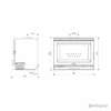 Recuperador de Calor a Lenha Ventilado - Invicta 700 Éthéra Plus Turbo