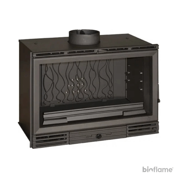 Recuperador de Calor a Lenha Ventilado - Invicta 800 Vision Totale Turbo