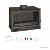 Recuperador de Calor a Lenha Ventilado - Invicta 800 Vision Totale Turbo