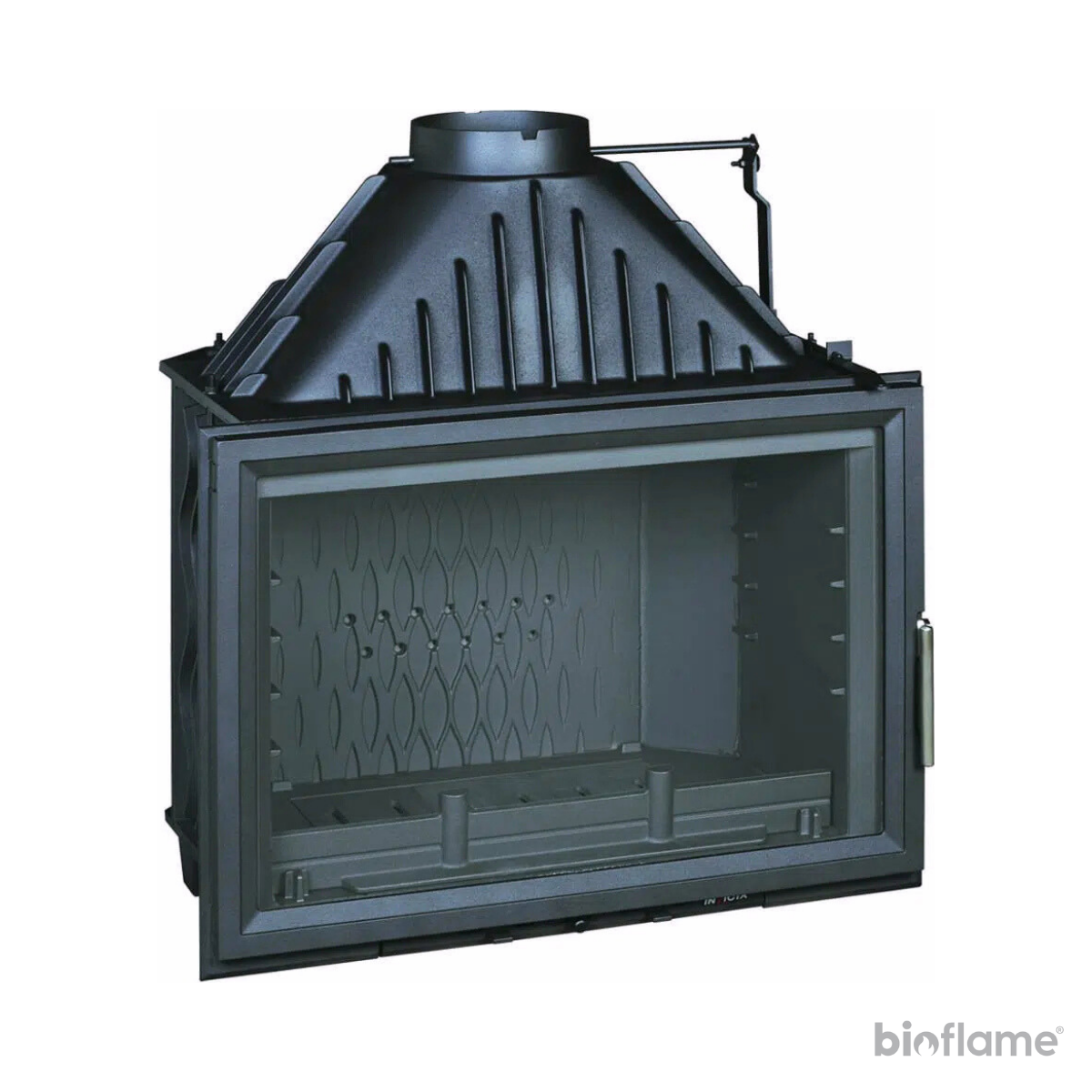 Recuperador de Calor a Lenha em Ferro Fundido - Invicta 800 Grand Vision com Registo